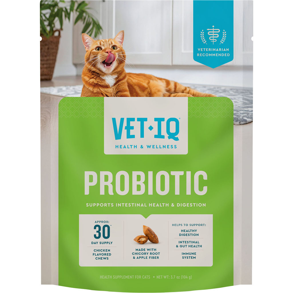 VETIQ PROBIOTIC CHEW CAT | CHICKEN | 3.7 OZ | 066206 - Bradley