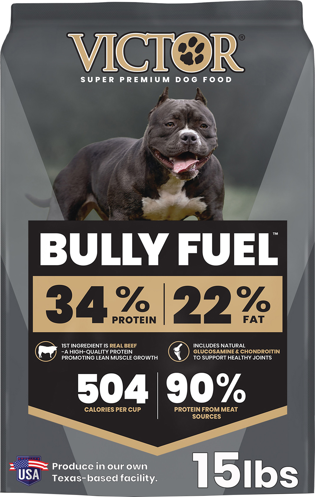 BULLY FUEL DOG FOOD | BEEF | 40 LB | 038449 - Bradley Caldwell, Inc