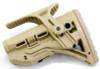 M4 Tan De Crane Stock Butt Adjustable Sniper Chin Rest With Single Point