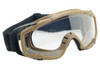 Paintball Ops Core Jump Tactical Clear Si Goggles Glasses Tan Sand De