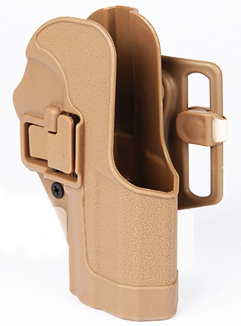 Cqc Serpa Pistol Belt Hard Holster For Usp .45 Compact Tan Sand Uk