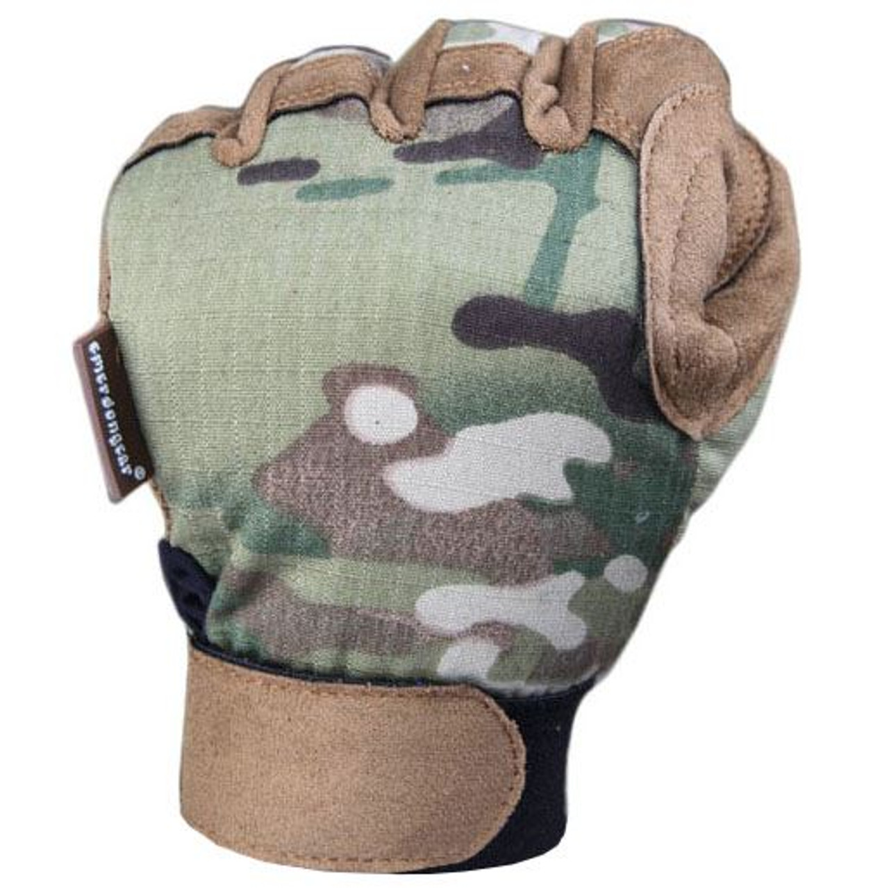 Military Padded Vented Cordura Camo Gloves Multicam Mtp Small