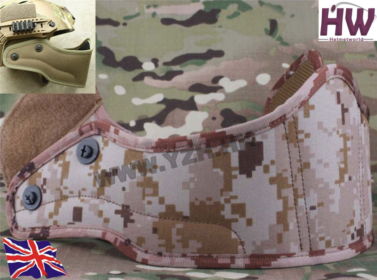 Ops Core Mich Af Tactical Helmet Front Guard Protector Aor1 Desert Digi