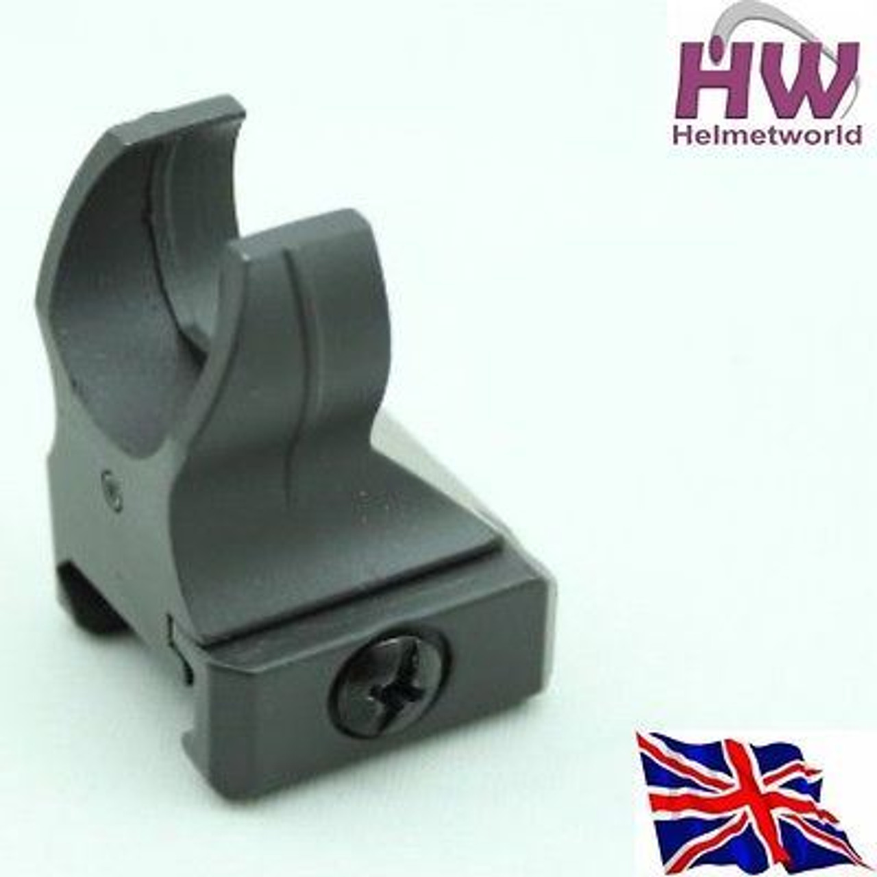 20Mm M4 Iron Battle Hk416 Rail Metal Front Sight Black Adjustable Uk