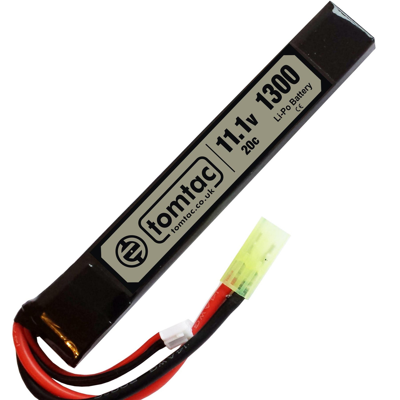 Battery 11.1V 20C 1300 Mah Lipo Mini Tamiya Tomtac