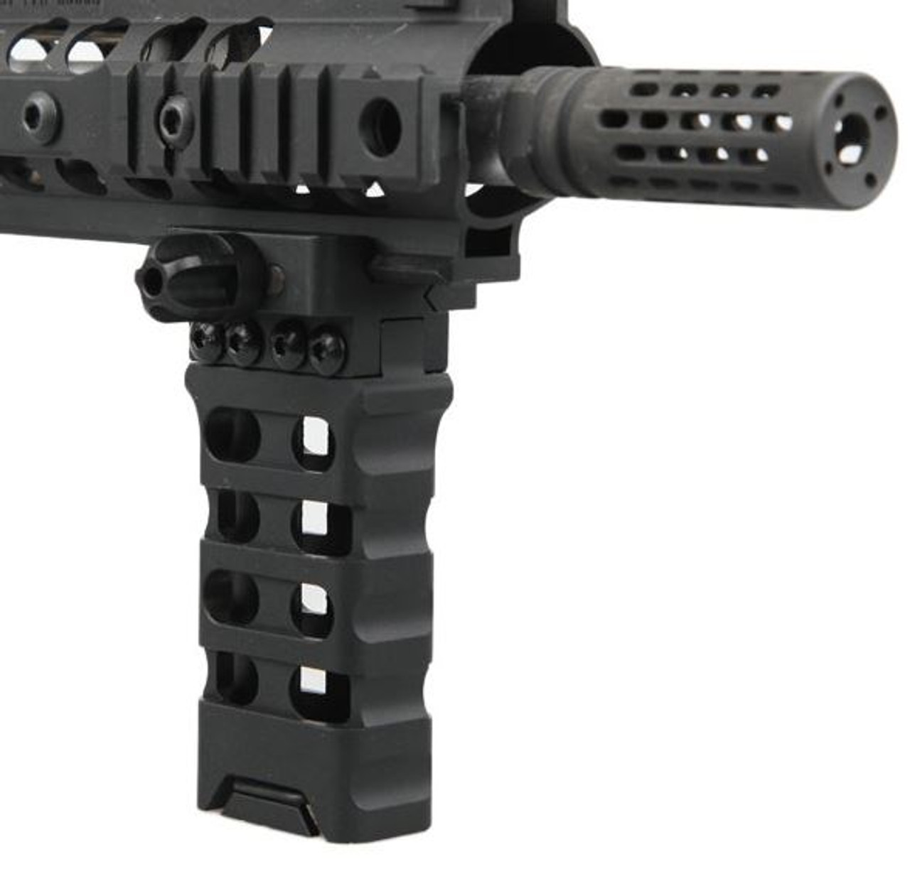 Vtac Style Qd Vertical Foregrip Black Metal Ultralight Rail Grip Model A