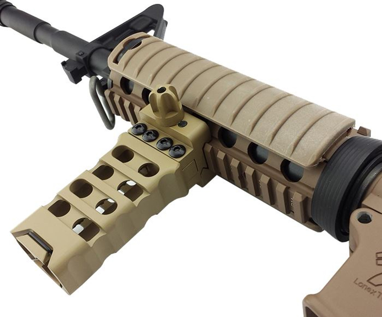 Vtac Style Qd Vertical Foregrip Tan De Metal Ultralight Rail Grip Model A