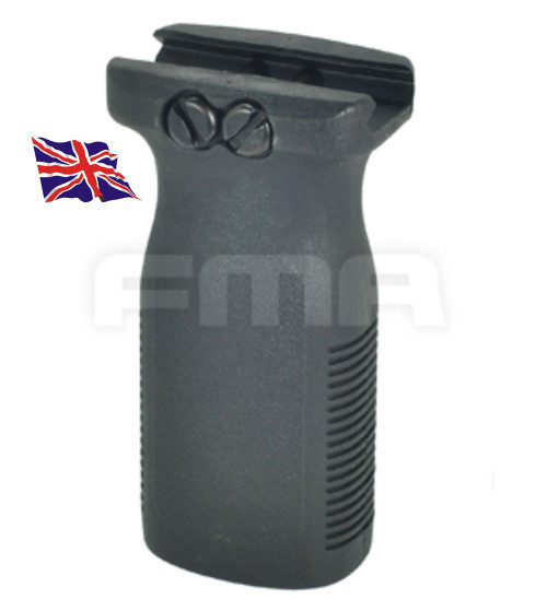 Pts Style Vertical Foregrip Aeg Grip Black Swat 20Mm Rail Uk