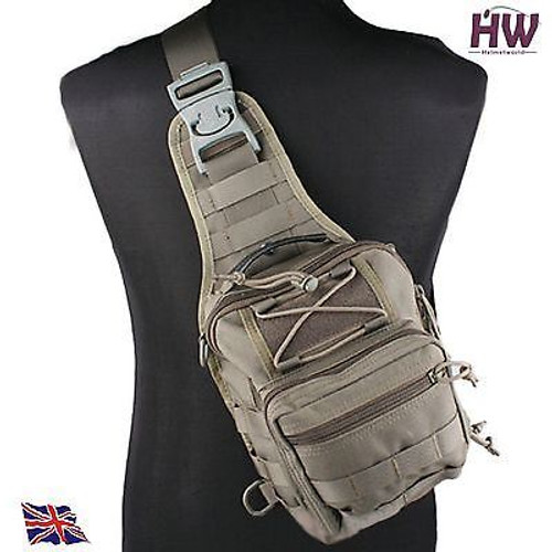 1000D Utility Molle Tactical 3 Ways Shoulder Bag Pouch Backpack Green Od