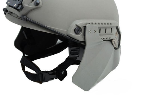 Ops Core Tactical Helmet Green Od Fg Mich Blt Jump Side Panels Uk Rail