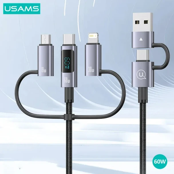 60W 6 in1 Data Cable