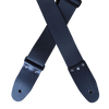 Colonial Leather 2" Soft Leather Slide Adjustable Guitar Strap - Black