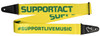 Fender Support Act Guitar Strap - Yellow/Green