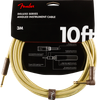 Fender Deluxe Series Instrument Cable, Straight/Angle, 10', Tweed