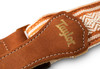 Taylor 2" Academy Jacquard Leather Guitar Strap - White/Brown