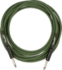 Fender Joe Strummer Pro 13' Instrument Cable, Drab Green