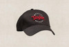 Taylor Black Cap, Red/White Emblem