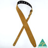 Colonial Leather Tan Double Suede Guitar Strap