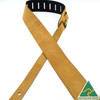 Colonial Leather Tan Double Suede Guitar Strap