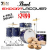 Pearl Export EXL Plus 22" Fusion 5-Piece Drum Kit with Hardware, Cymbals & Bonus 14" x 14" Floor Tom - Indigo Night