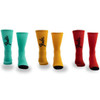 Fender "Exploded Logo" Large Crew Socks in Assorted Colours - 3-Pair (Perris Licensed)