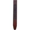Colonial Leather Tribal Art Laser Etched Leather Guitar Strap