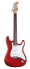 SX SE1SKCAR Electric Guitar Pack - Candy Apple Red