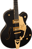 Gretsch Synchromatic Falcon Hollow Body Single-Cut with Bigsby, Ebony Fingerboard, Black