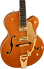 Gretsch Synchromatic Nashville Hollow Body Single-Cut with Bigsby, Ebony Fingerboard, 50's Orange Stain