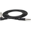 Hosa CSS-103R Balanced Interconnect Cable 1/4" TRS to RA 1/4" TRS - 3ft