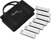 Fender Blues Deluxe Harmonica, Pack of 7, with Case