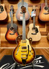 Gretsch Broadkaster Jr. LX Figured Center Block with String-Thru Bigsby and Gold Hardware, Ebony Fingerboard, Caramel Dawn