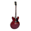 Sigma HBA-102H-TR Semi-Hollow Electric Guitar - Transparent Cherry Red