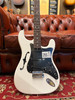 Cole Clark Hollow Baby SSS, Black Pickguard - White