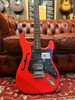 Cole Clark Hollow Baby HSS, Black Pickguard - Red