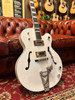 Gretsch G7593T Billy Duffy Signature Falcon with Bigsby, Ebony Fingerboard, White, Lacquer
