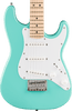 Squier Mini Stratocaster, Maple Fingerboard, Sea Foam Green