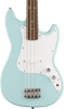 Squier Sonic Bronco Bass, Laurel Fingerboard, White Pickguard, Daphne Blue
