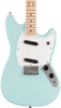 Squier Sonic Mustang, Maple Fingerboard, White Pickguard, Daphne Blue