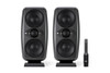 IK Multimedia iLoud MTM MKII High Resolution Compact Studio Monitors (Pair) with ARC Mic - Black