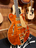 Pre-Owned Gretsch Electromatic LTD Flame Okoume Broadkaster Double-Cut with Bigsby, Rosewood Fingerboard, Roundup Orange with Case
