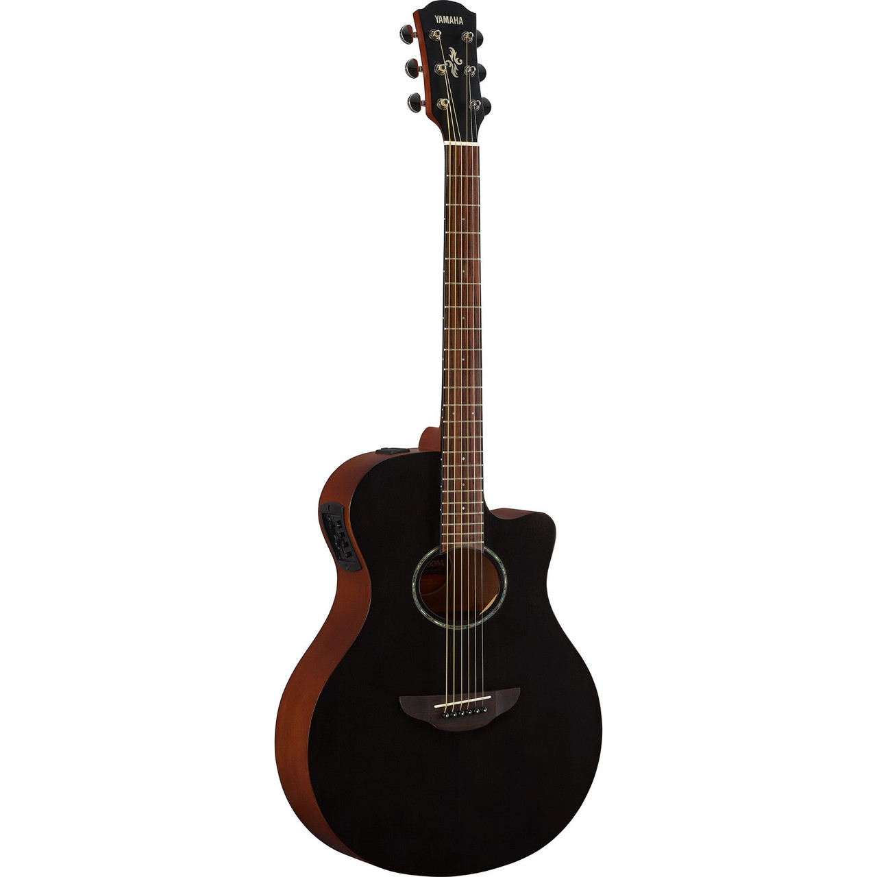 Yamaha APX600M Thinline Acoustic Guitar Smokey Black
