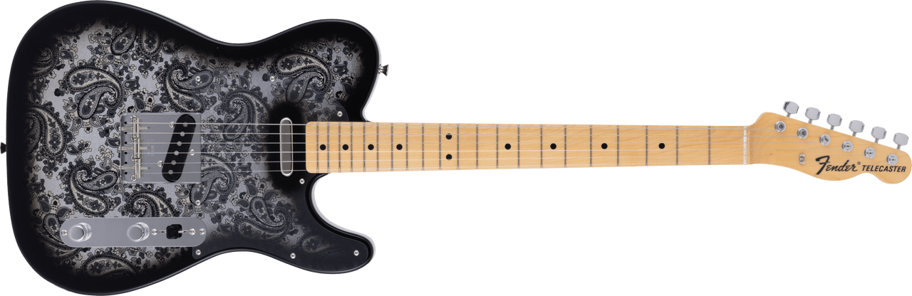 Fender　japan　Telecaster Fender Made in Japan Limited Telecaster, Maple Fingerboard, Black