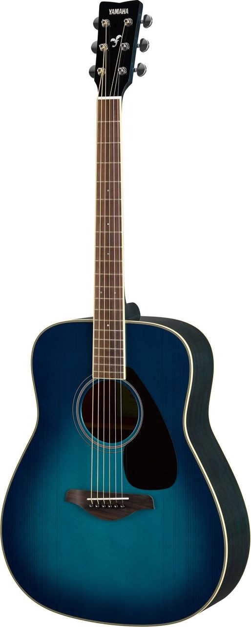 楽器 YAMAHA FG820 Sunset Blue Yamaha FG820SB Acoustic Guitar Sunset Blue - Keyboard Corner