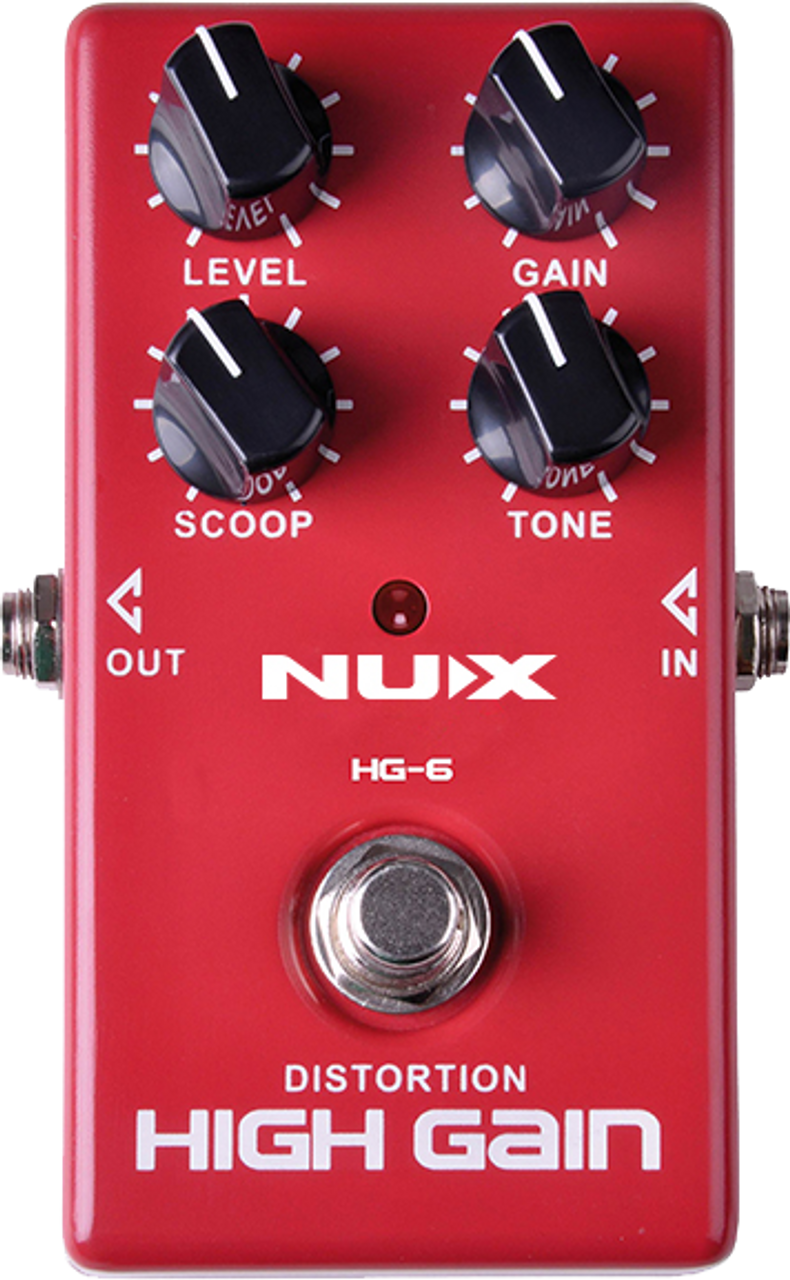 nux distortion high gain