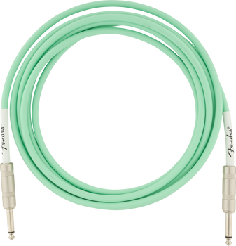 Fender Original Series Instrument Cable, 10', Surf Green