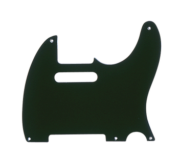 Fender Pickguard, Telecaster®, 5-Hole Mount, Black, 1-Ply