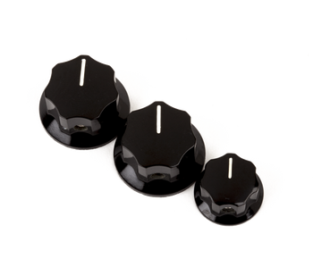 Fender Jazz Bass® Knobs, Set of 3 (2 Large, 1 Small)
