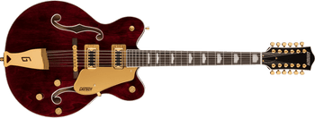 Gretsch G5422G-12 Electromatic® Classic Hollow Body Double-Cut 12-String with Gold Hardware, Laurel Fingerboard, Walnut Stain