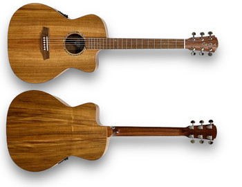 Cole Clark SAN1EC Studio Grand Auditorium - All Blackwood